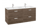 Комплект до ванни Roca Unik Victoria Basic, подвійний, 120x46cm, 4 szuflady, cedr