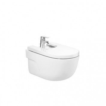 Bidet підвісний Roca Meridian, 56x36cm, ukryte mocowania, білий