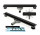 Лінійне обтікання Rea Neo Slim Pro Black, 100 cm, із сифоном, nóżkami i mankietem uszczelniającym, чорний