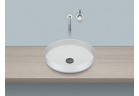 Умивальник на стільницю Alape Sondo SO-Series, кругла, 450mm, без переливу, AB.SO450.1, біла