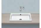 Умивальник на стільницю Alape Stream SR-Series, прямокутна, 650x415mm, z переливом, AB.SR650, біла