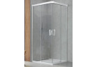 Двері праве для душової кабіни SanSwiss Cadura CAE2 GAE2 G+D, 800x2000mm, скло прозорі, rozsuwane, срібний глянцевий профіль