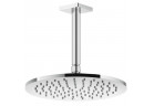 Верхній душ Gessi Rilievo, кругла, 250mm, стельове під Єднання, хром