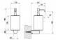 Дозатор для мила w płynie Gessi 316, настінний, чорний, викінчення хромована сталь