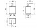 Дозатор для мила w płynie Gessi Rettangolo, настінний, білий, викінчення хром