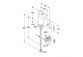 Змішувач для умивальника Kludi Bozz, підлогова, висота 160mm, клапан automatyczny, хром