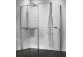 Душова стінка Walk-In Novellini Kaudra HF, 154cm, з полицею, profil чорний мат.