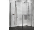 Душова кабіна Walk-In Novellini Kaudra H+H Frame, 180x70cm, правий варіант, з вішаком для рушника, срібний профіль