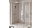 Душова кабіна Walk-In Novellini Kaudra H+H Frame, 120x80cm, лівий варіант, з вішаком для рушника, profil чорний мат.
