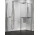 Душова кабіна Walk-In Novellini Kaudra H+H Frame, 170x90cm, правий варіант, з вішаком для рушника, срібний профіль