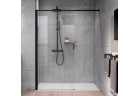 Душова стінка Walk-In для ніши Novellini Kaudra HN Frame, 150x200cm, лівий варіант, білий профіль мат.