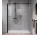 Душова стінка Walk-In для ніши Novellini Kaudra HN Frame, 150x200cm, лівий варіант, profil чорний мат.