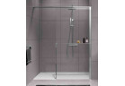 Душова стінка Walk-In для ніши Novellini Kaudra HN Frame, 160x200cm, правий варіант, срібний профіль