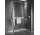 Душова стінка Walk-In Novellini Kaudra HWZ2 Frame, 220x200cm, правий варіант, з вішаком для рушника i półką, срібний профіль