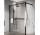 Душова стінка Walk-In Novellini Kaudra HWS, 130x200cm, лівий варіант, з вішаком для рушника, білий профіль мат.