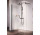 Душова стінка Walk-In Novellini Giada H, 110x195cm, скло прозоре, срібний профіль