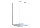 Душова кабіна Walk In Besco Aveo, 130x195cm, скло прозоре, profil хром