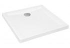 Піддон квадратний Besco Aquarius Slimline, 90x90cm, акрильний, білий