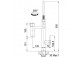 Кухонний змішувач Franke Vital J, obracana кран, висота 477mm, filtrowanie wody, чорний мат./благородна сталь