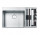 Zlewozmywak wbudowywany Franke Box Center BWX 220-54-27, аксесуари з правої stronie, 86x51cm, благородна сталь