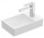 Меблевий умивальник мала Villeroy&Boch, 36x22cm, ліва, CeramicPlus, Stone White