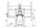 Монтажний комплект TECEone, dla stelaża TECEconstruct ze spłuczką Octa, 8cm