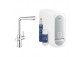 Комплект startowy Grohe Blue Home, jednostka chłodząca зі змішувачем у формі L, do wody gazowanej, obracana кран, хром 