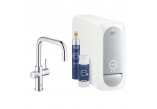 Комплект startowy Grohe Blue Home, jednostka chłodząca зі змішувачем у формі L, do wody gazowanej, obracana кран, хром 