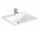Умивальник монтований в стільниці Vitra S20, 55xx45cm, z переливом, отвір для змішувача, біла