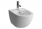 Bidet підвісний Vitra Sento, 54x36,5cm, z переливом, отвір для змішувача, білий