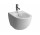 Bidet підвісний Vitra Sento, 54x36,5cm, z переливом, отвір для змішувача, білий