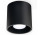 Plafon Sollux Ligthing Orbis 1, 10cm, круглий, GU10 1x40W, чорний