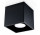 Plafon Sollux Ligthing Quad 1, 10cm, квадратний, GU10 1x40W, чорний