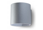 Бра Sollux Ligthing Orbis 1, 10cm, круглий, G9 1x40W, сірий