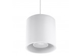 Lampa навісна Sollux Ligthing Orbis 1, 10cm, кругла, GU10 1x40W, біла