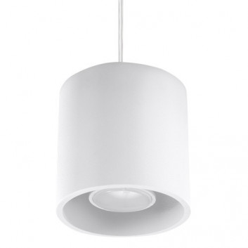 Lampa навісна Sollux Ligthing Orbis 1, 10cm, кругла, GU10 1x40W, szara