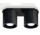 Plafon подвійний Sollux Ligthing Orbis 2, 26cm, GU10 2x40W, чорний