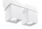 Plafon подвійний Sollux Ligthing Quad 2, 26cm, GU10 2x40W, білий