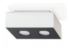 Plafon Sollux Ligthing Mono 2, 24x14cm, прямокутний GU10 2x40W, білий