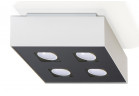Plafon Sollux Ligthing Mono 4, 24x24cm, квадратний, GU10 4x40W, білий