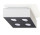 Plafon Sollux Ligthing Mono 4, 24x24cm, квадратний, GU10 4x40W, білий