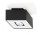 Plafon Sollux Ligthing Mono 1, 14cm, квадратний GU10 1x40W, чорний