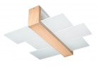 Plafon Sollux Ligthing Feniks 2, 43cm, E27 2x60W, дерево naturalne