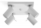 Plafon poczwórny Sollux Ligthing Ring 4, 25cm, GU10 4x40W, білий