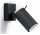 Бра Sollux Ligthing Ring 1, 10cm, круглий, GU10 1x40W, чорний