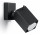 Бра Sollux Ligthing Merida, 10cm, квадратний, GU10 1x40W, чорний
