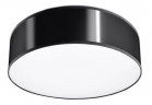 Plafon Sollux Ligthing Arena 35, круглий, 35cm, E27 2x60W, чорний