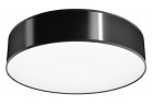 Plafon Sollux Ligthing Arena 25, круглий, 25cm, E27 1x60W, чорний