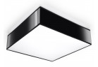 Plafon Sollux Ligthing Horus 35, квадратний, 35cm, E27 2x60W, чорний