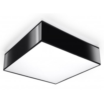 Lampa навісна Sollux Ligthing Horus 45, квадратна, 45cm, E27 2x60W, чорна